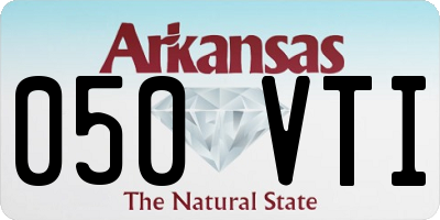 AR license plate 050VTI