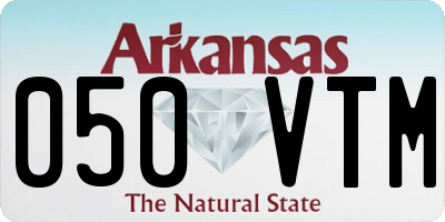 AR license plate 050VTM
