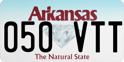 AR license plate 050VTT