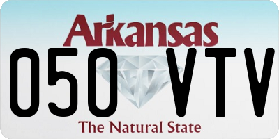 AR license plate 050VTV