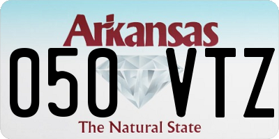 AR license plate 050VTZ