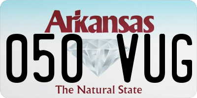 AR license plate 050VUG