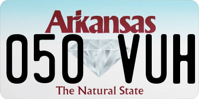 AR license plate 050VUH
