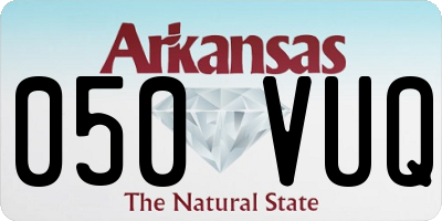 AR license plate 050VUQ