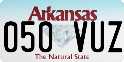 AR license plate 050VUZ