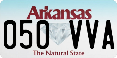 AR license plate 050VVA