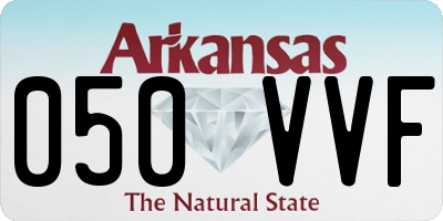 AR license plate 050VVF