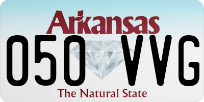 AR license plate 050VVG