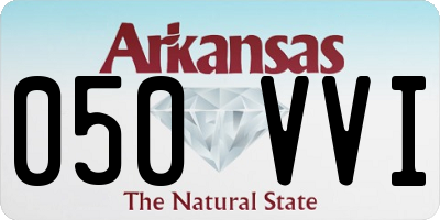 AR license plate 050VVI