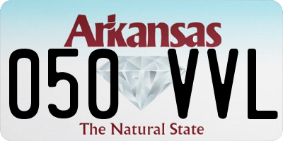 AR license plate 050VVL