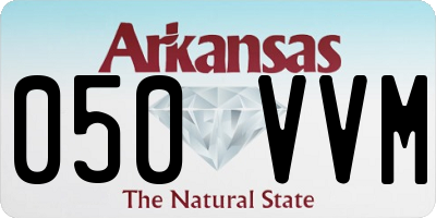 AR license plate 050VVM
