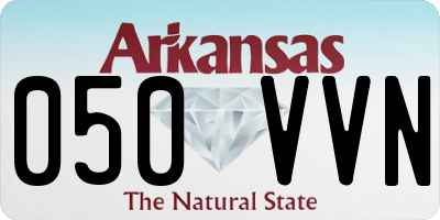 AR license plate 050VVN