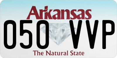 AR license plate 050VVP