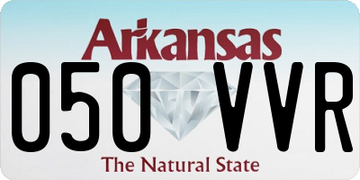 AR license plate 050VVR