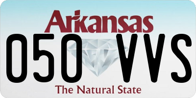 AR license plate 050VVS