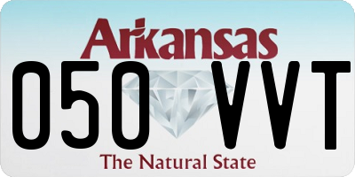 AR license plate 050VVT