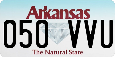 AR license plate 050VVU