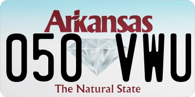 AR license plate 050VWU