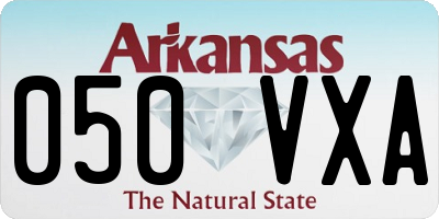 AR license plate 050VXA