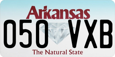 AR license plate 050VXB