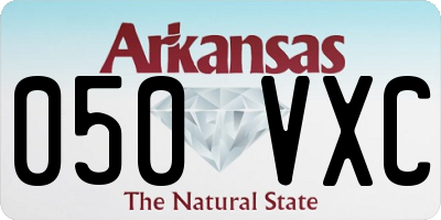 AR license plate 050VXC