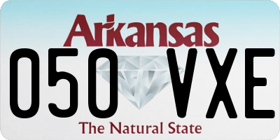 AR license plate 050VXE