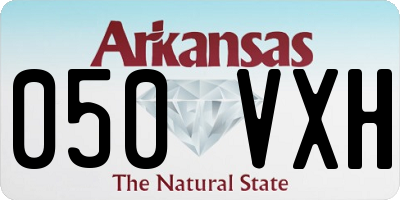 AR license plate 050VXH