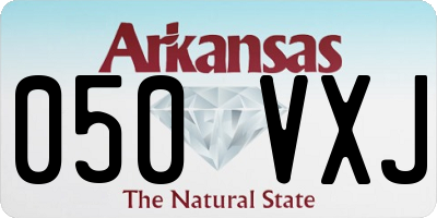 AR license plate 050VXJ