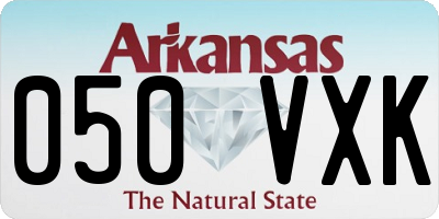 AR license plate 050VXK