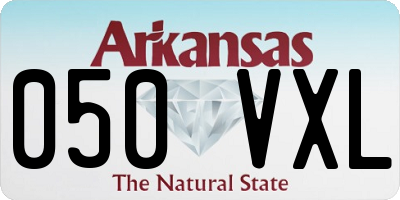 AR license plate 050VXL