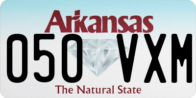 AR license plate 050VXM