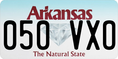 AR license plate 050VXO