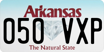 AR license plate 050VXP