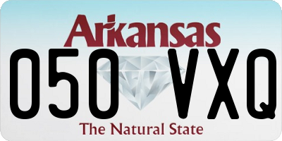 AR license plate 050VXQ