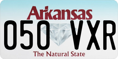 AR license plate 050VXR