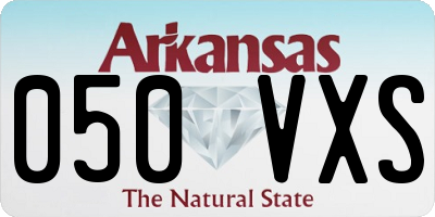 AR license plate 050VXS