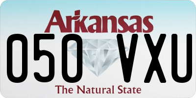 AR license plate 050VXU
