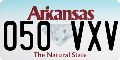 AR license plate 050VXV