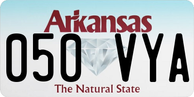 AR license plate 050VYA