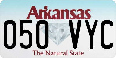 AR license plate 050VYC
