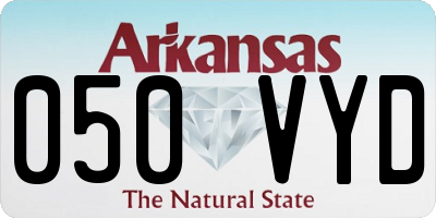 AR license plate 050VYD