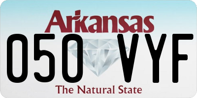 AR license plate 050VYF
