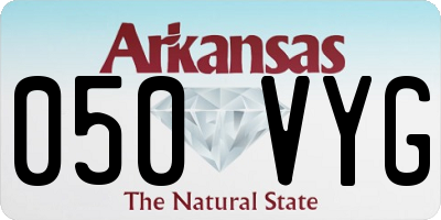 AR license plate 050VYG