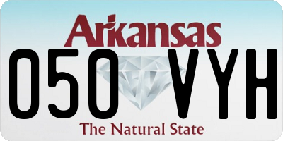 AR license plate 050VYH