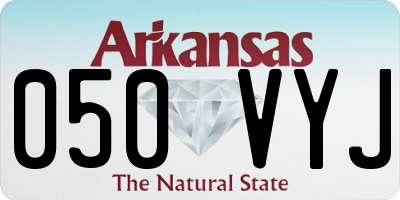 AR license plate 050VYJ