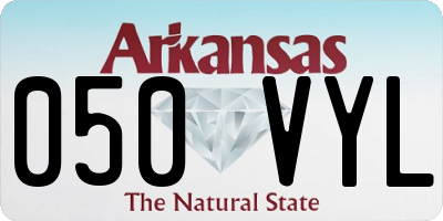 AR license plate 050VYL