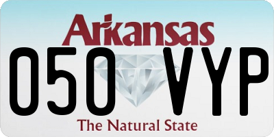 AR license plate 050VYP