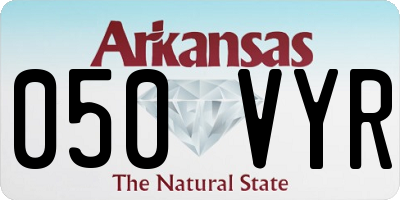 AR license plate 050VYR