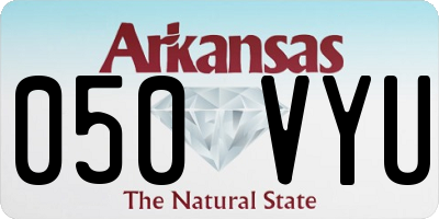 AR license plate 050VYU