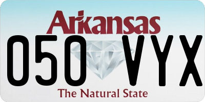 AR license plate 050VYX